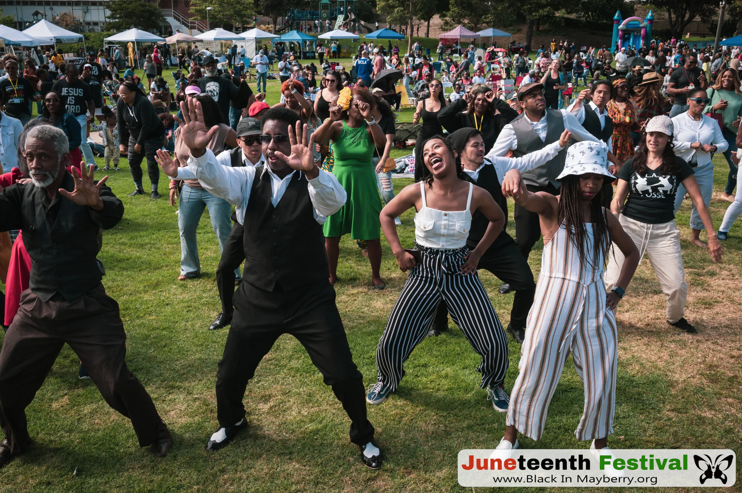 Celebration at Liberia Hollywood Juneteenth Event 2024