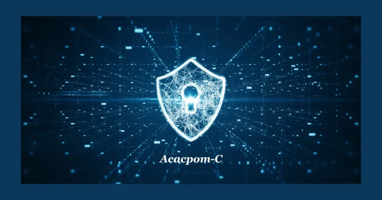 Acacpom-C: A futuristic laboratory with engineers working on a complex system, symbolizing the development of Acacpom-C.