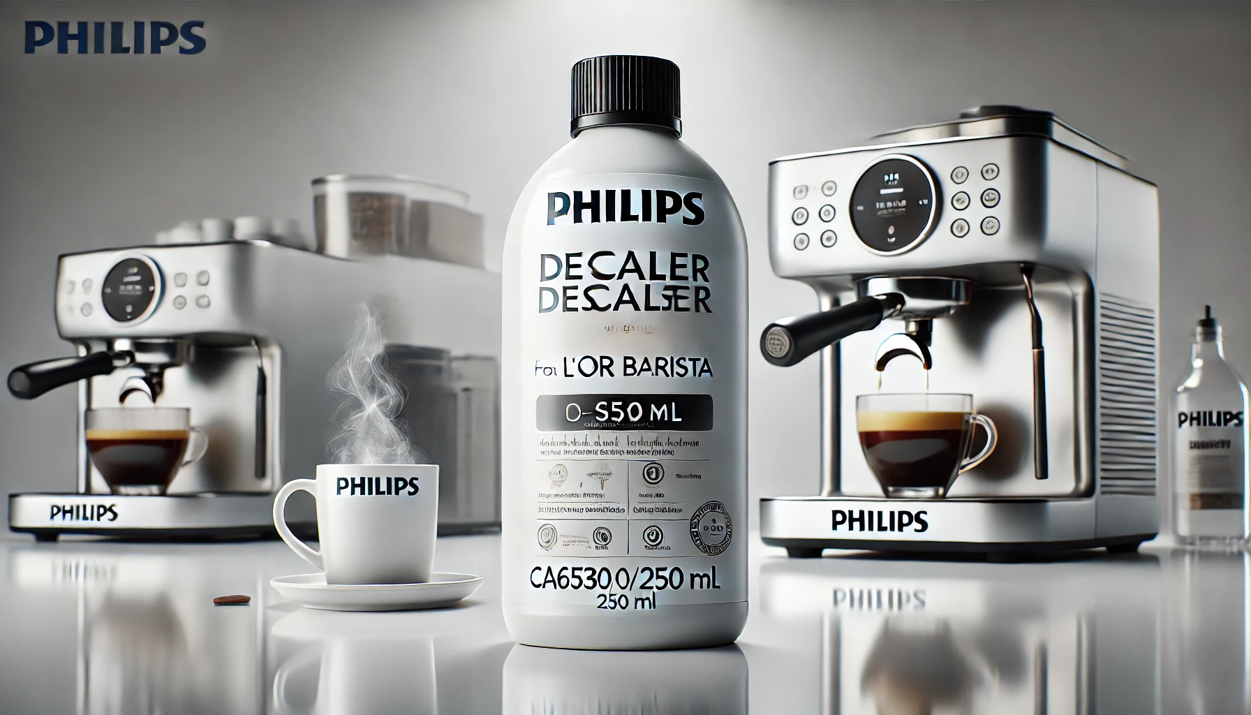 Philips Descaler - L'or Barista CA6530/0.1-250 ML for Coffee Machine Maintenance