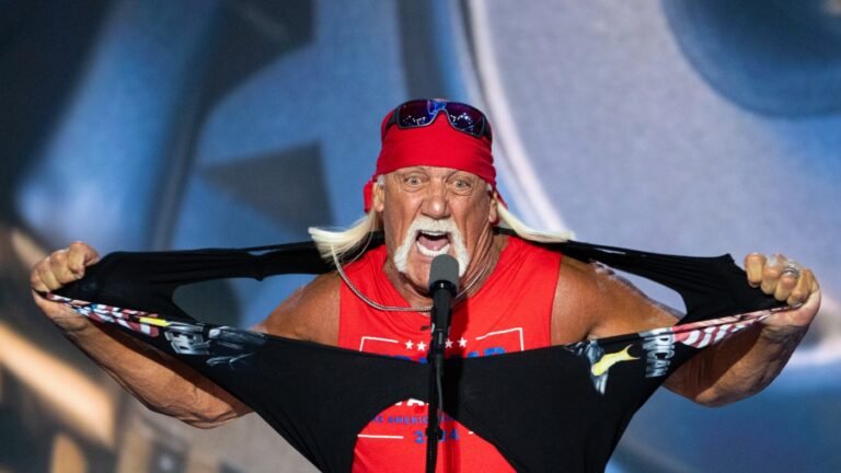 Image of Peter Thiel, Hulk Hogan, and the viral domino meme