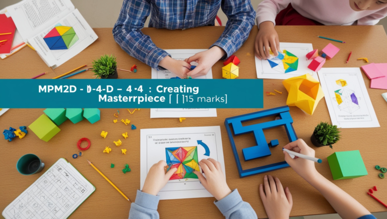 mpm2d 1-4 creating a masterpiece insights, steps, guide