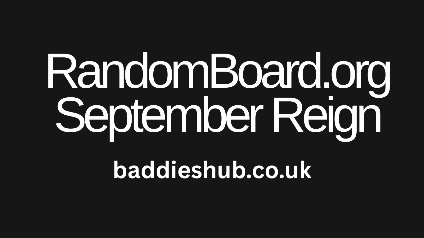 RandomBoard.org September Reign