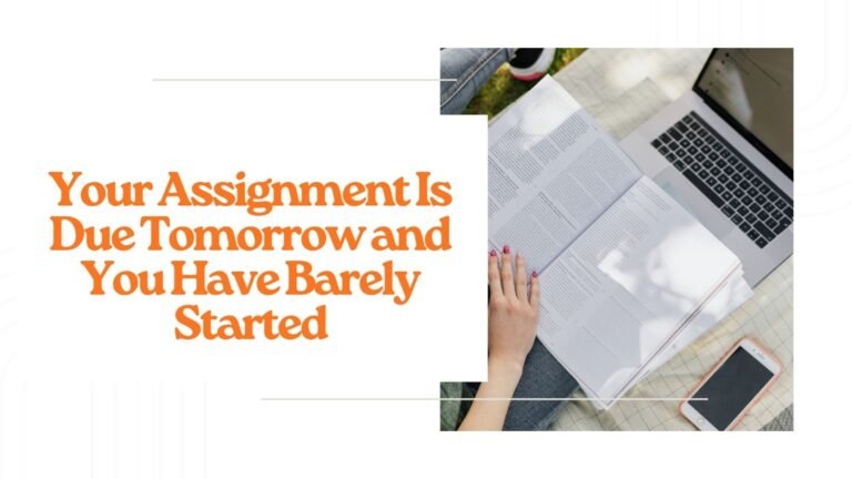 Your Assignment Is Due Tomorrow and You Have Barely Started